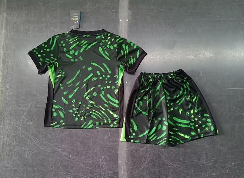 2024 Nigeria Green Kids Soccer Jersey And Shorts