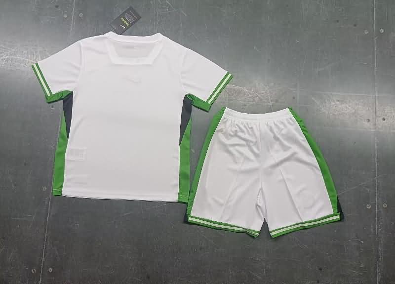 2024 Nigeria White Kids Soccer Jersey And Shorts