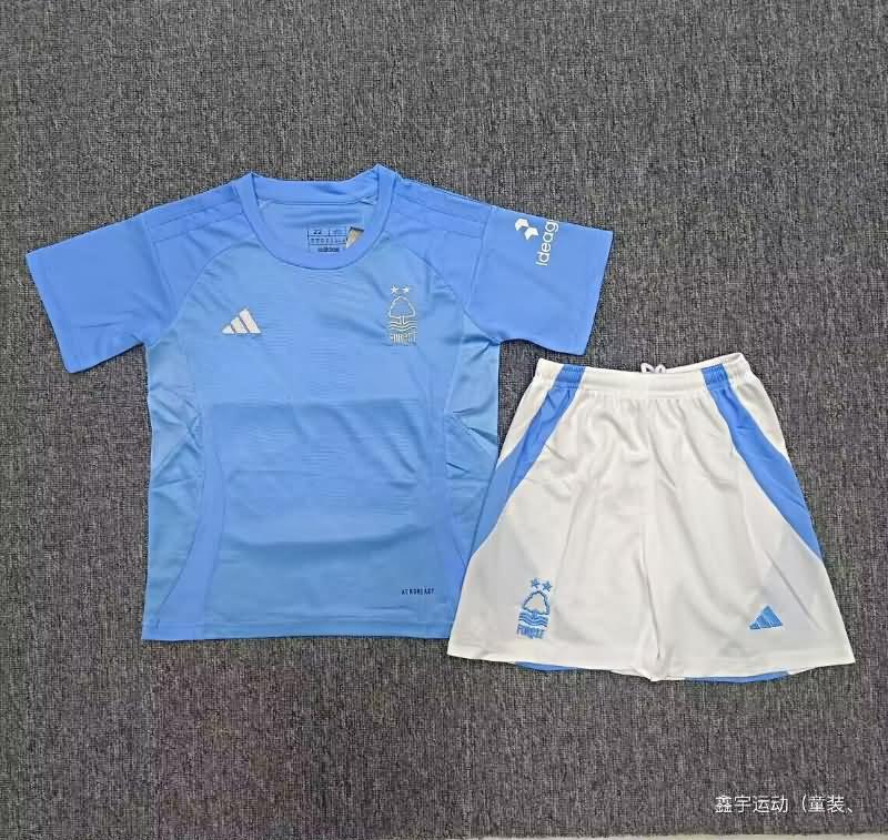 24/25 Nottingham Forest Third Kids Soccer Jersey And Shorts