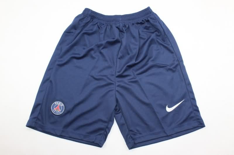 24/25 Paris St Germain Home Long Sleeve Kids Soccer Jersey And Shorts