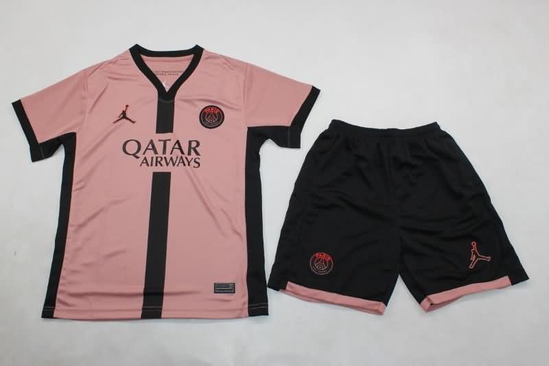 24/25 Paris St Germain Third Kids Soccer Jersey And Shorts