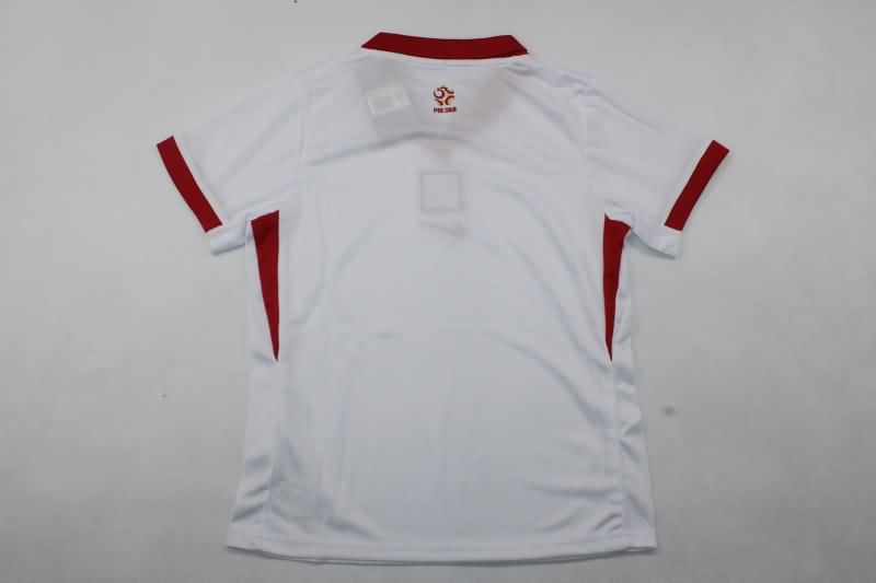 2024 Poland Home Kids Soccer Jersey And Shorts