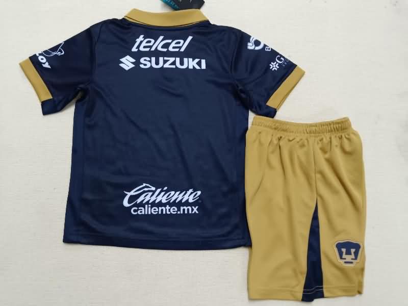 24/25 Pumas UNAM Away Kids Soccer Jersey And Shorts