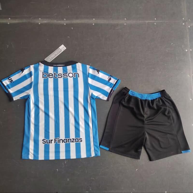 24/25 Racing Home Kids Soccer Jersey And Shorts