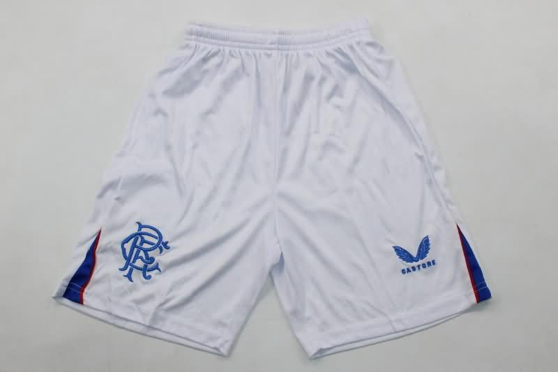 24/25 Rangers Home Kids Soccer Jersey And Shorts