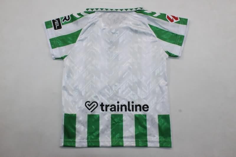 24/25 Real Betis Home Kids Soccer Jersey And Shorts