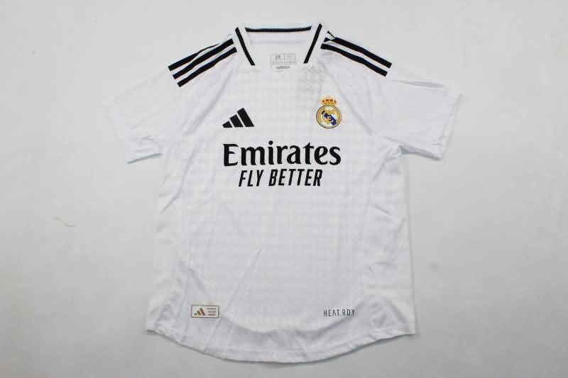 24/25 Real Madrid Home Kids Soccer Jersey And Shorts (Player)