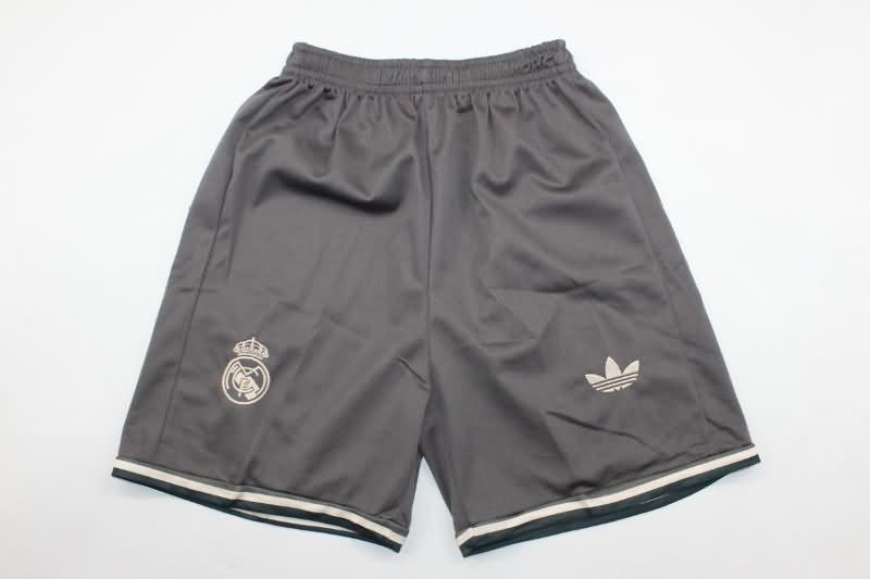 24/25 Real Madrid Third Kids Soccer Jersey And Shorts Leaked