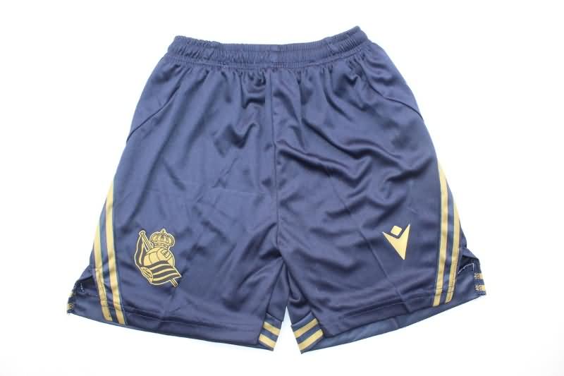 24/25 Real Sociedad Away Kids Soccer Jersey And Shorts