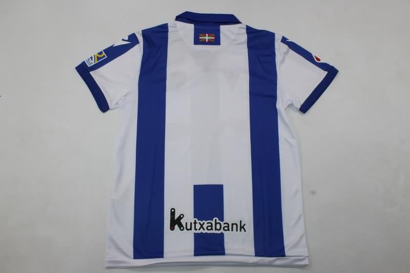 24/25 Real Sociedad Home Kids Soccer Jersey And Shorts