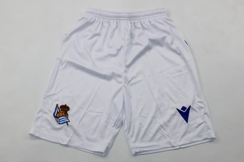 24/25 Real Sociedad Home Kids Soccer Jersey And Shorts