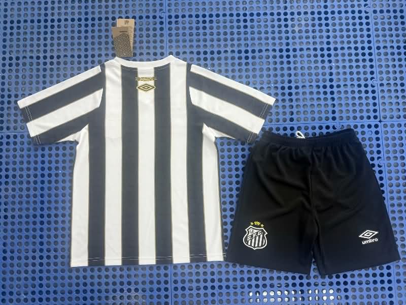 2024 Santos Away Kids Soccer Jersey And Shorts