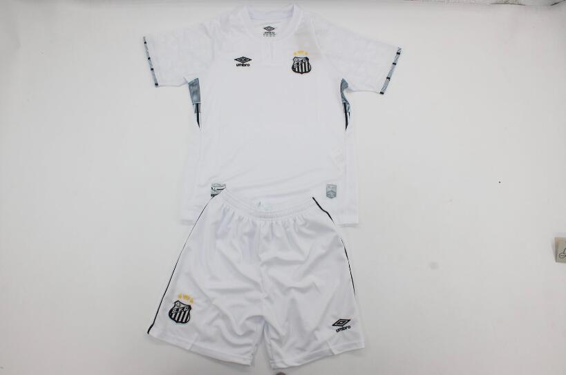 2024 Santos Home Kids Soccer Jersey And Shorts