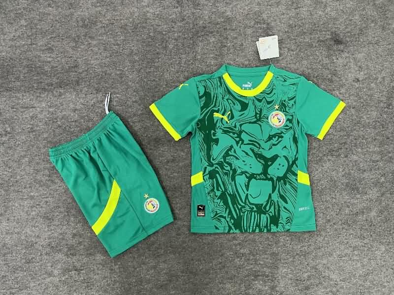 2025 Senegal Away Kids Soccer Jersey And Shorts