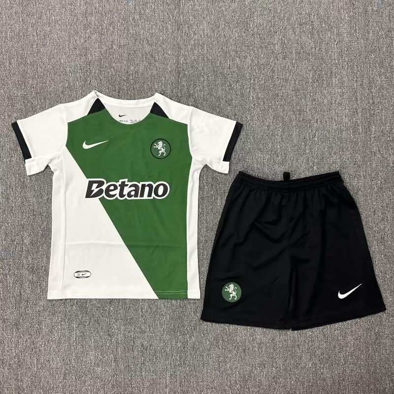 24/25 Sporting Lisbon Special Kids Soccer Jersey And Shorts