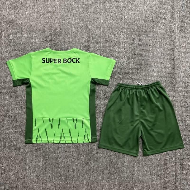 24/25 Sporting Lisbon Third Kids Soccer Jersey And Shorts