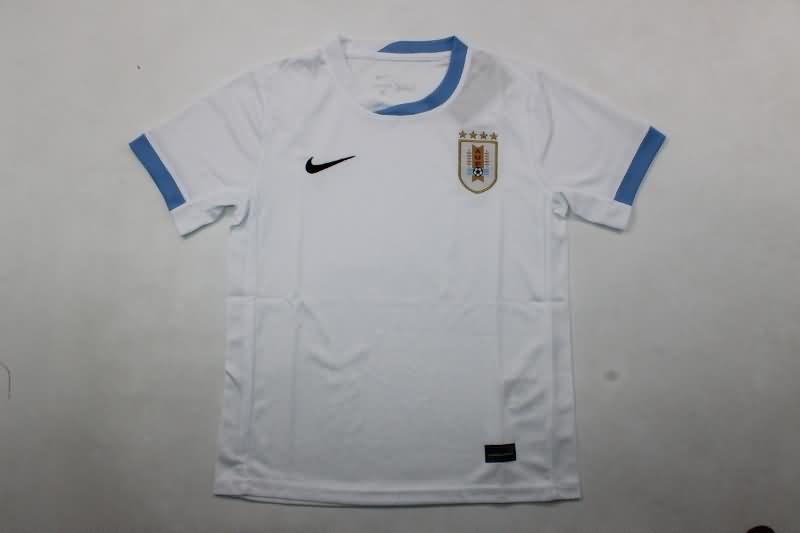 2024 Uruguay Copa America Away Kids Soccer Jersey And Shorts