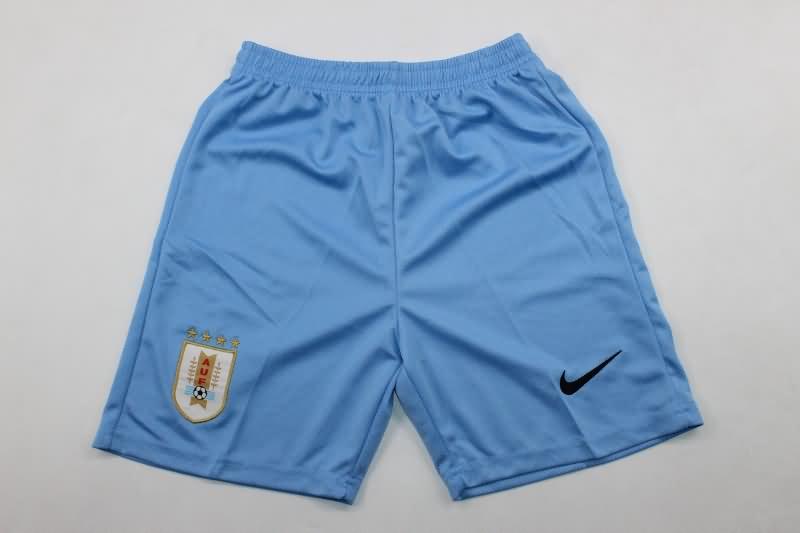 2024 Uruguay Copa America Away Kids Soccer Jersey And Shorts