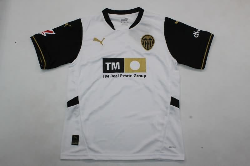 24/25 Valencia Home Kids Soccer Jersey And Shorts