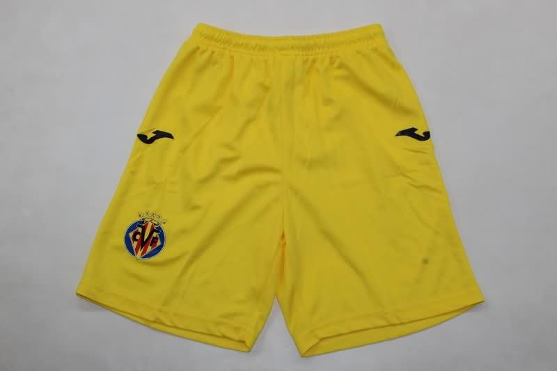 24/25 Villarreal Home Kids Soccer Jersey And Shorts