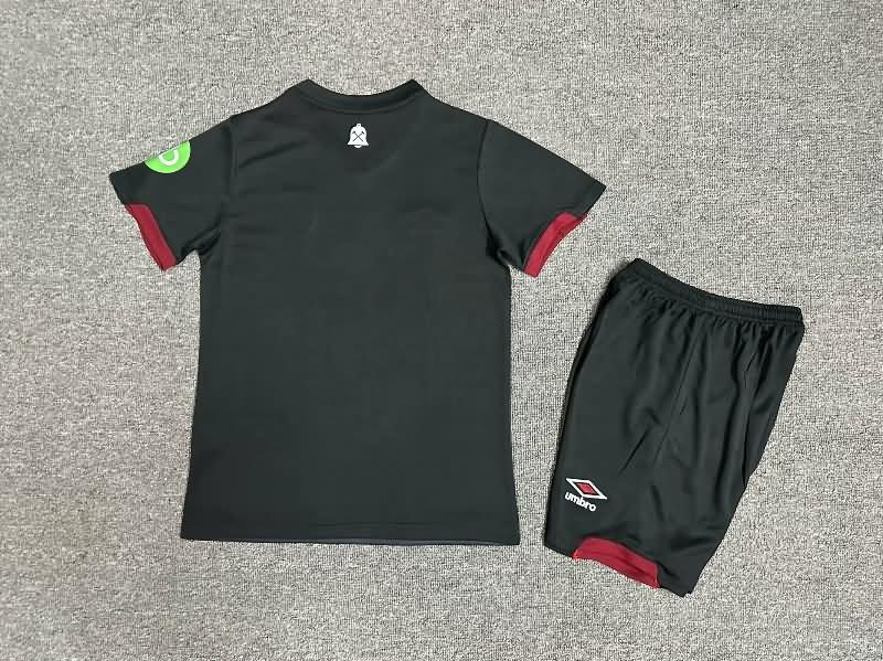 24/25 West Ham Away Kids Soccer Jersey And Shorts