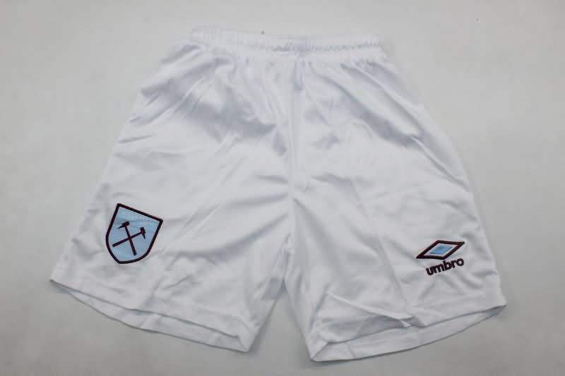 24/25 West Ham Home Kids Soccer Jersey And Shorts