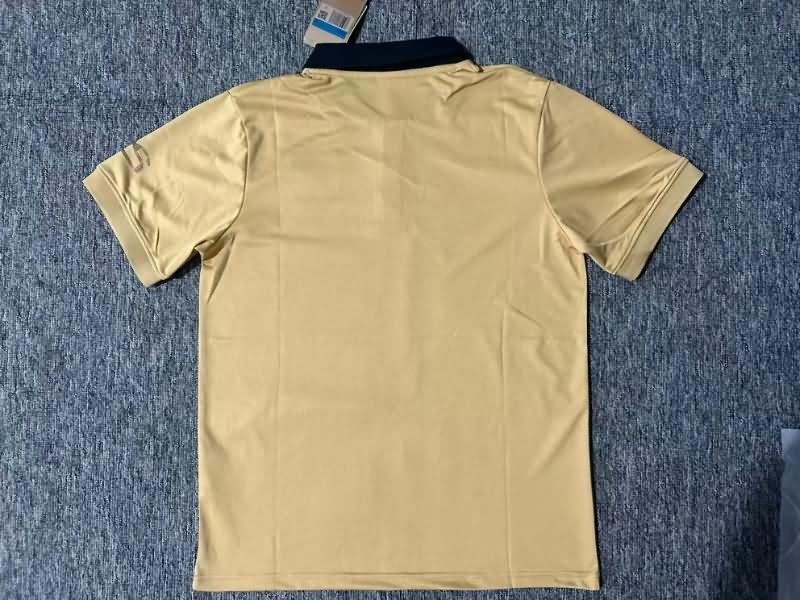 Thailand Quality(AAA) 24/25 Barcelona Gold Polo Soccer T-Shirt