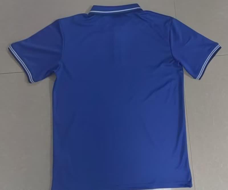 Thailand Quality(AAA) 24/25 Cruz Azul Dark Blue Polo Soccer T-Shirt