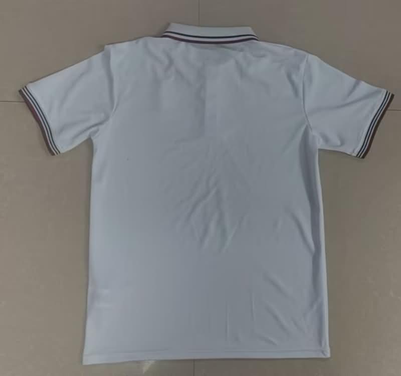 Thailand Quality(AAA) 24/25 Cruz Azul White Polo Soccer T-Shirt