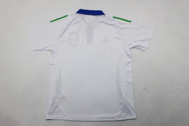 Thailand Quality(AAA) 2024 Italy White Polo Soccer T-Shirt