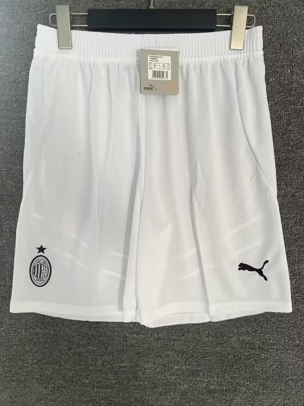 Thailand Quality(AAA) 24/25 AC Milan Away Soccer Shorts