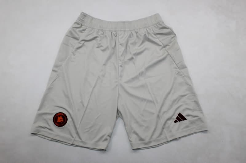 Thailand Quality(AAA) 24/25 AS Roma Away Soccer Shorts