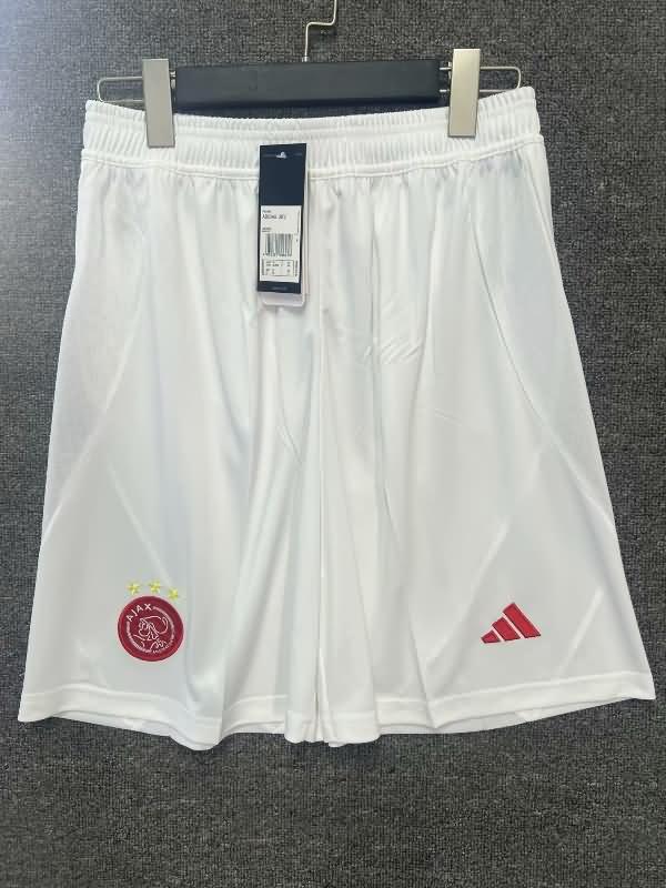 Thailand Quality(AAA) 24/25 Ajax Home Soccer Shorts