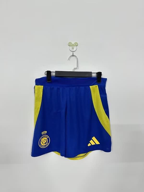 Thailand Quality(AAA) 24/25 Al Nassr FC Home Soccer Shorts (Player)