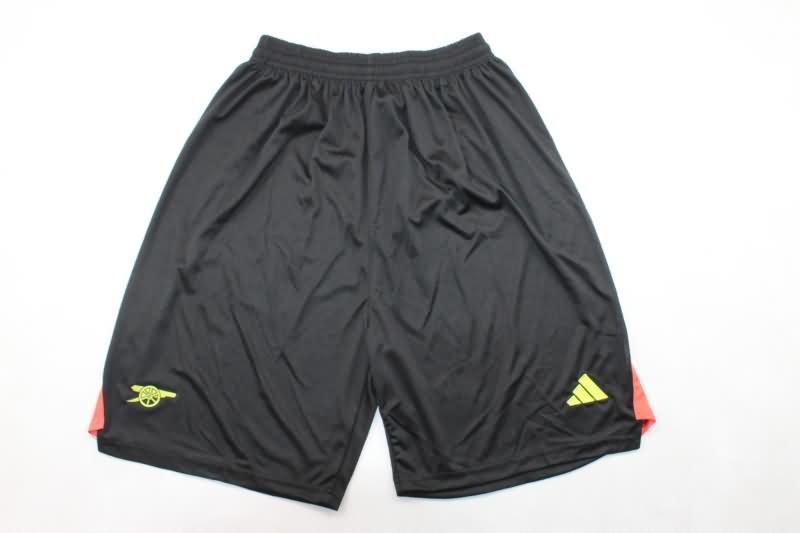 Thailand Quality(AAA) 24/25 Arsenal Goalkeeper Black Soccer Shorts