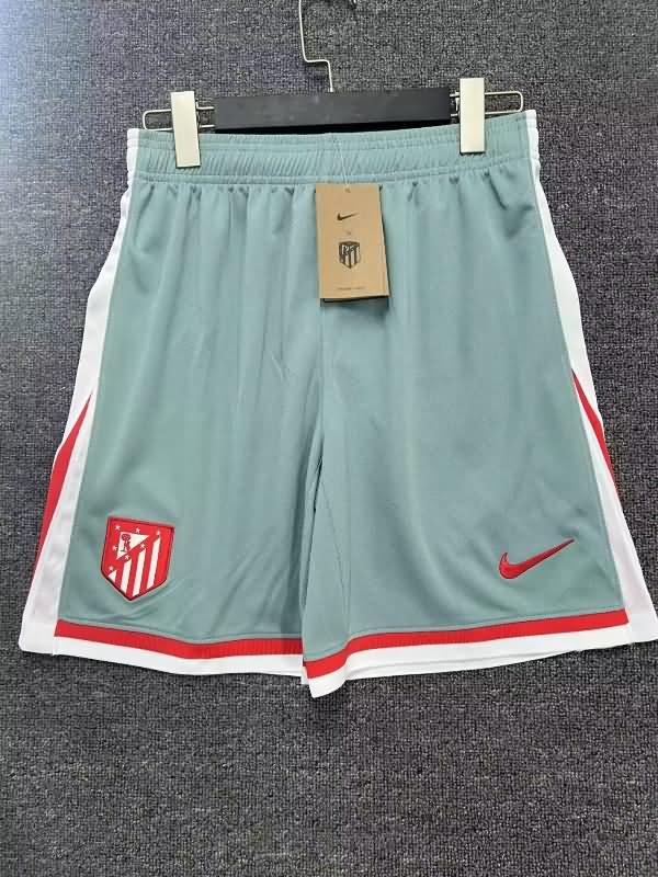 Thailand Quality(AAA) 24/25 Atletico Madrid Away Soccer Shorts