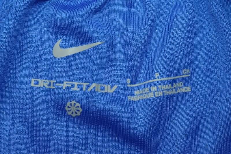 Thailand Quality(AAA) 24/25 Atletico Madrid Home Soccer Shorts (Player)