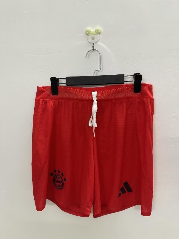 Thailand Quality(AAA) 24/25 Bayern Munich Home Soccer Shorts (Player)