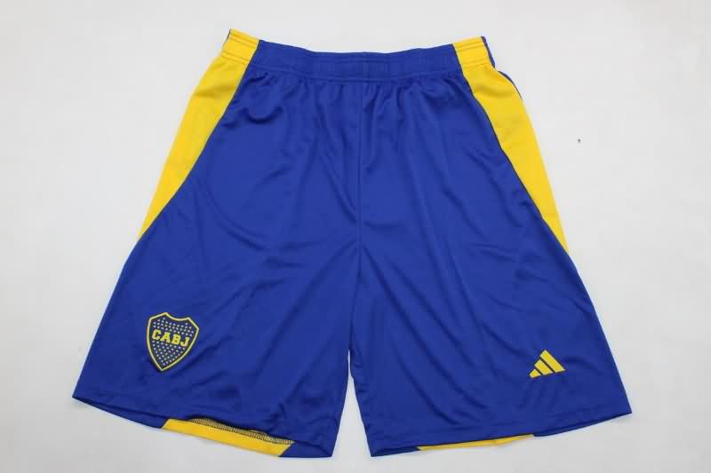 Thailand Quality(AAA) 24/25 Boca Juniors Home Soccer Shorts