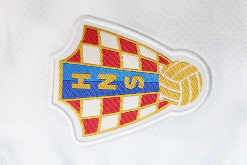 Thailand Quality(AAA) 2024 Croatia Home Soccer Shorts