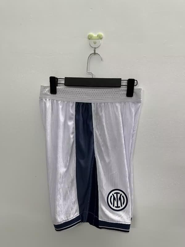 Thailand Quality(AAA) 24/25 Inter Milan Away Soccer Shorts (Player)