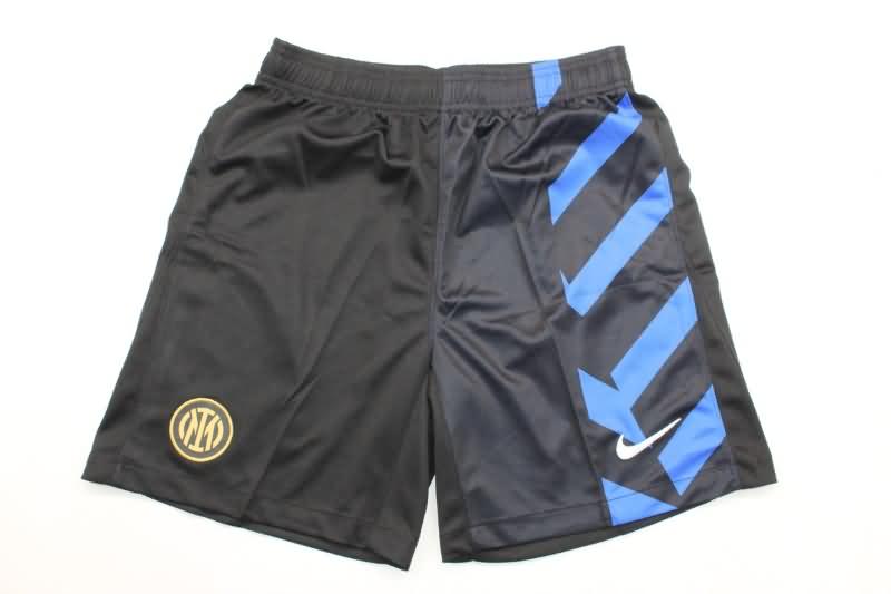 Thailand Quality(AAA) 24/25 Inter Milan Home Soccer Shorts