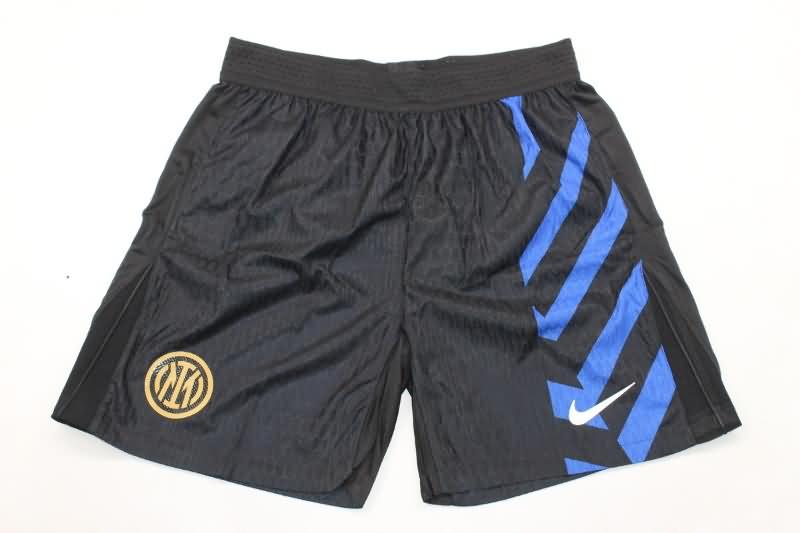 Thailand Quality(AAA) 24/25 Inter Milan Home Soccer Shorts (Player)