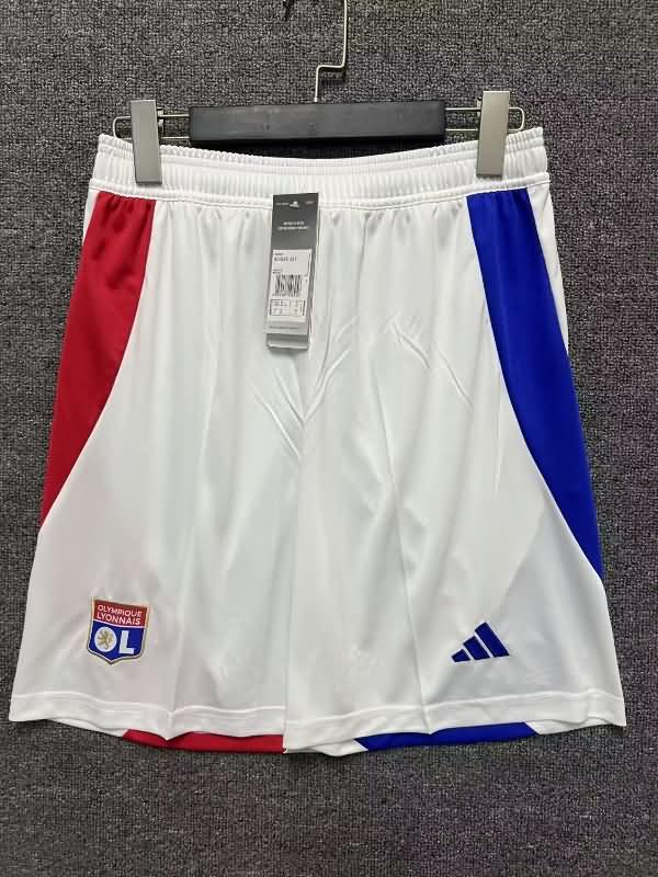 Thailand Quality(AAA) 24/25 Lyon Home Soccer Shorts