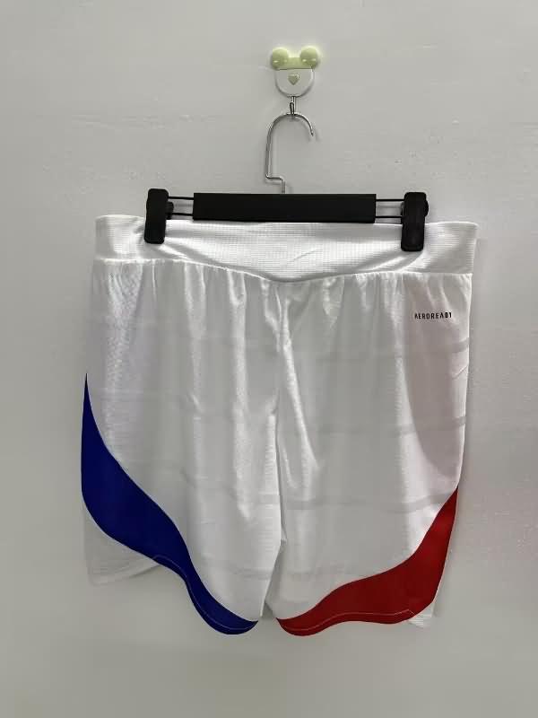 Thailand Quality(AAA) 24/25 Lyon Home Soccer Shorts (Player)