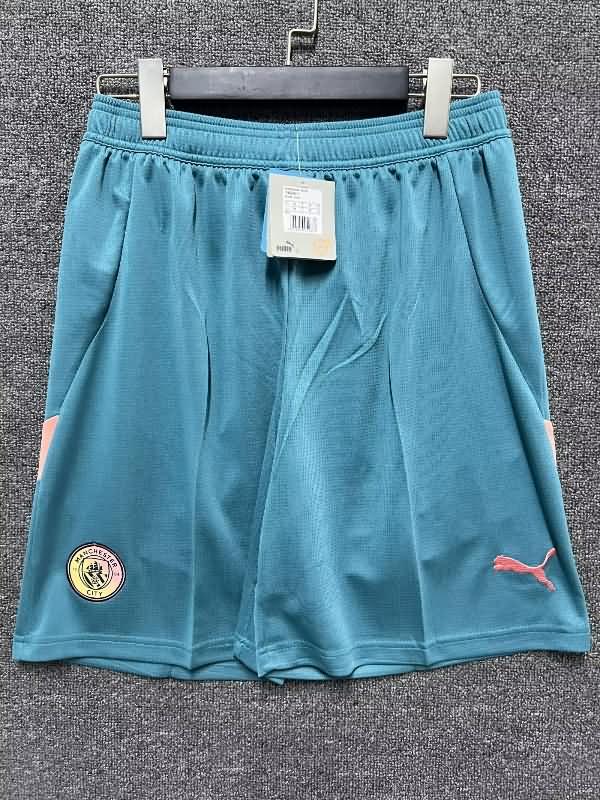 Thailand Quality(AAA) 24/25 Manchester City Fourth Soccer Shorts