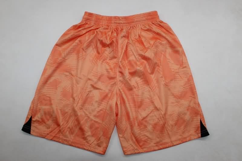 Thailand Quality(AAA) 24/25 Manchester City Goalkeeper Orange Soccer Shorts