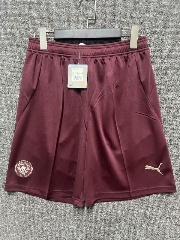 Thailand Quality(AAA) 24/25 Manchester City Third Soccer Shorts