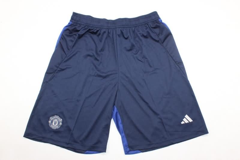 Thailand Quality(AAA) 24/25 Manchester United Away Soccer Shorts