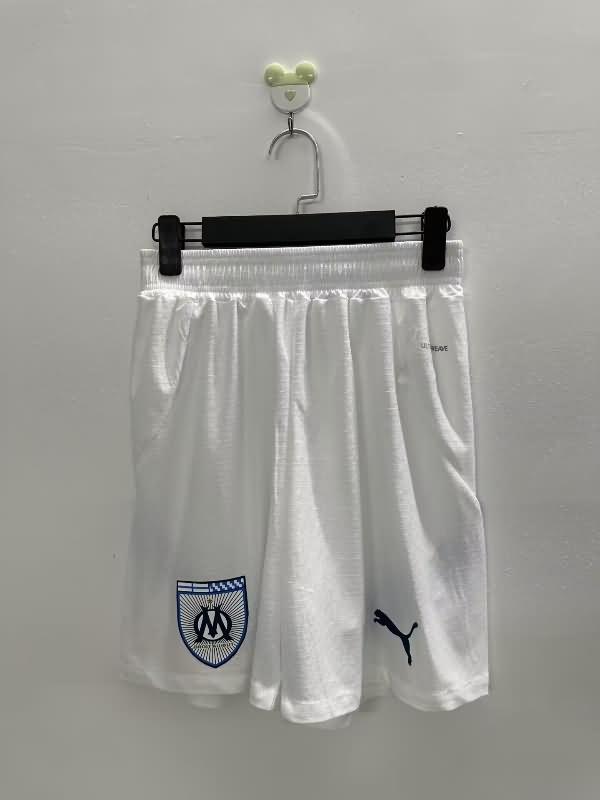 Thailand Quality(AAA) 24/25 Marseilles Home Soccer Shorts (Player)